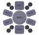 Tactical Helmet Replacement Pad Set