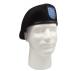 Inspection Ready Black Beret With Flash