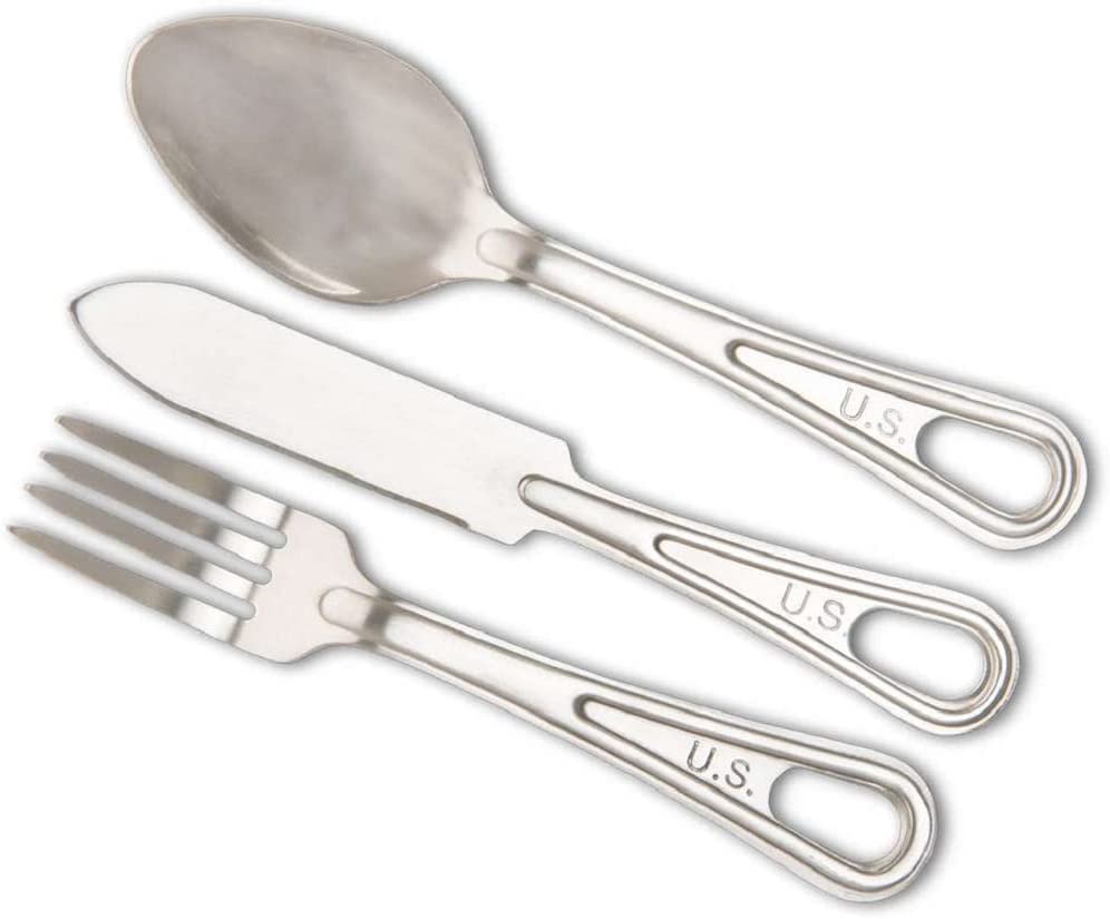 UTENSILS, SPOON FORK & KNIFE, G.I.
