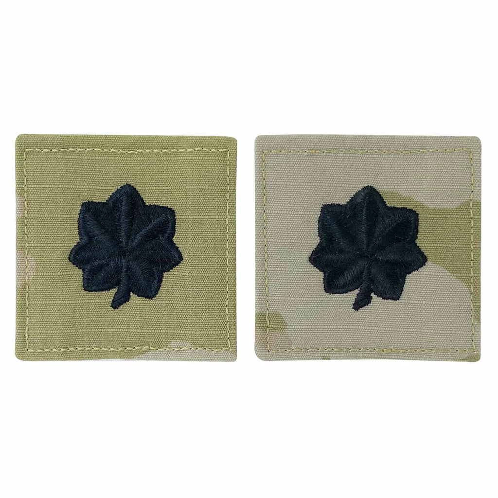 Army embroidered OCP with hook rank insignia: LIEUTENANT COLONEL