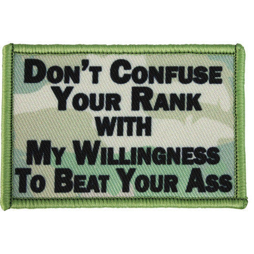 Don't Confuse Your Rank -morale patch