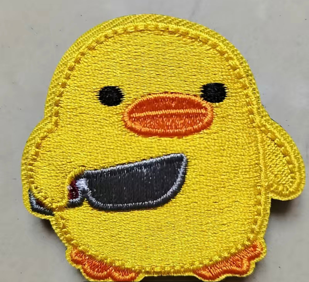 DUCK W KNIFE PATCH