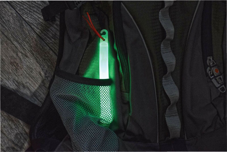 6"-12 Hours Green Glow Stick with Lanyard (Good thru August 2028)