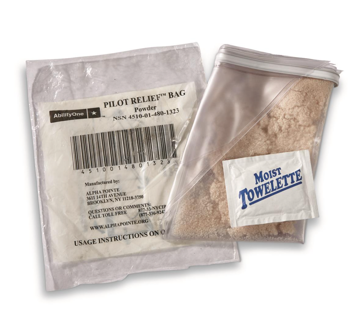 U.S. Air Force Surplus Pilot Relief Bag, New