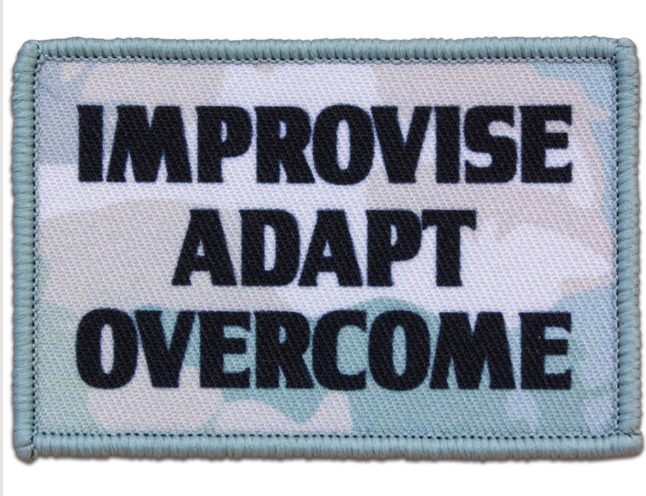 Morale Patch - Improvise Adapt Overcome