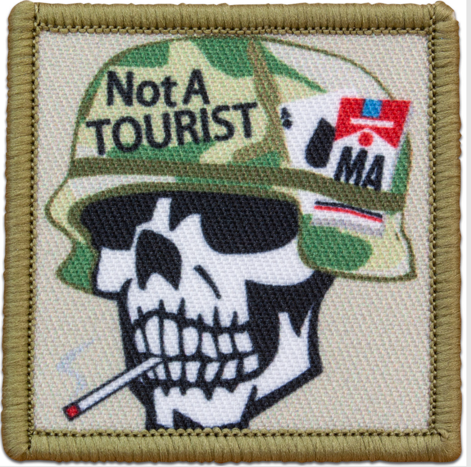 NOT A TOURIST- MORALE PATCH