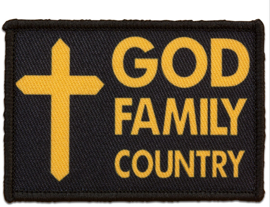 Morale Patch - God Family Country