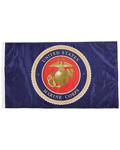 BLUE MARINE CORP LOGO FLAG