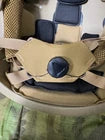 Level IIIA Coyote High Cut Helmet Adjustable Chinstrap W/ Integrated NVG Mount