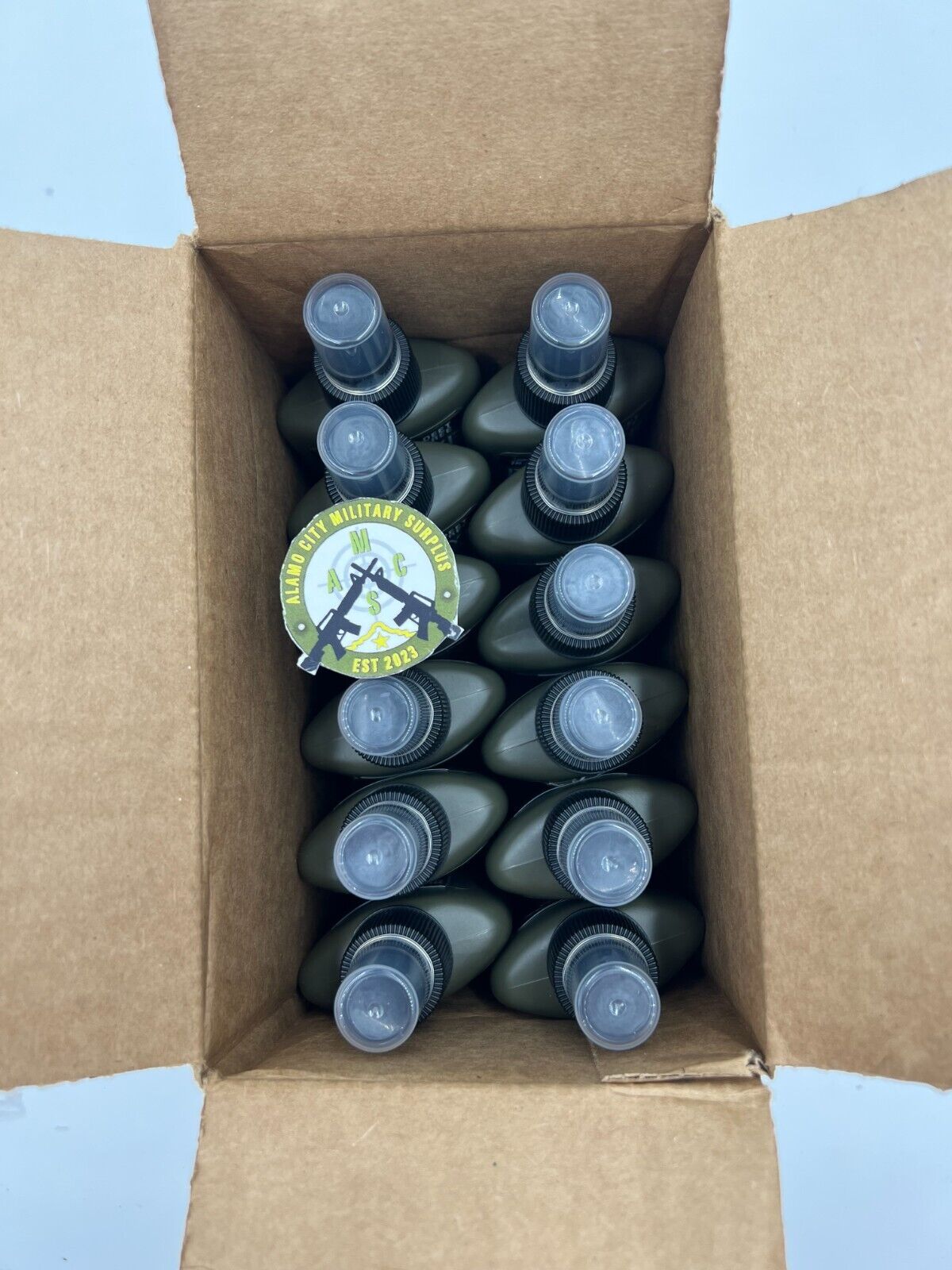 MILITARY BULLSEYE BUG INSECT MOSQUITO SPRAY REPELLENT PROTECTION (CASE)