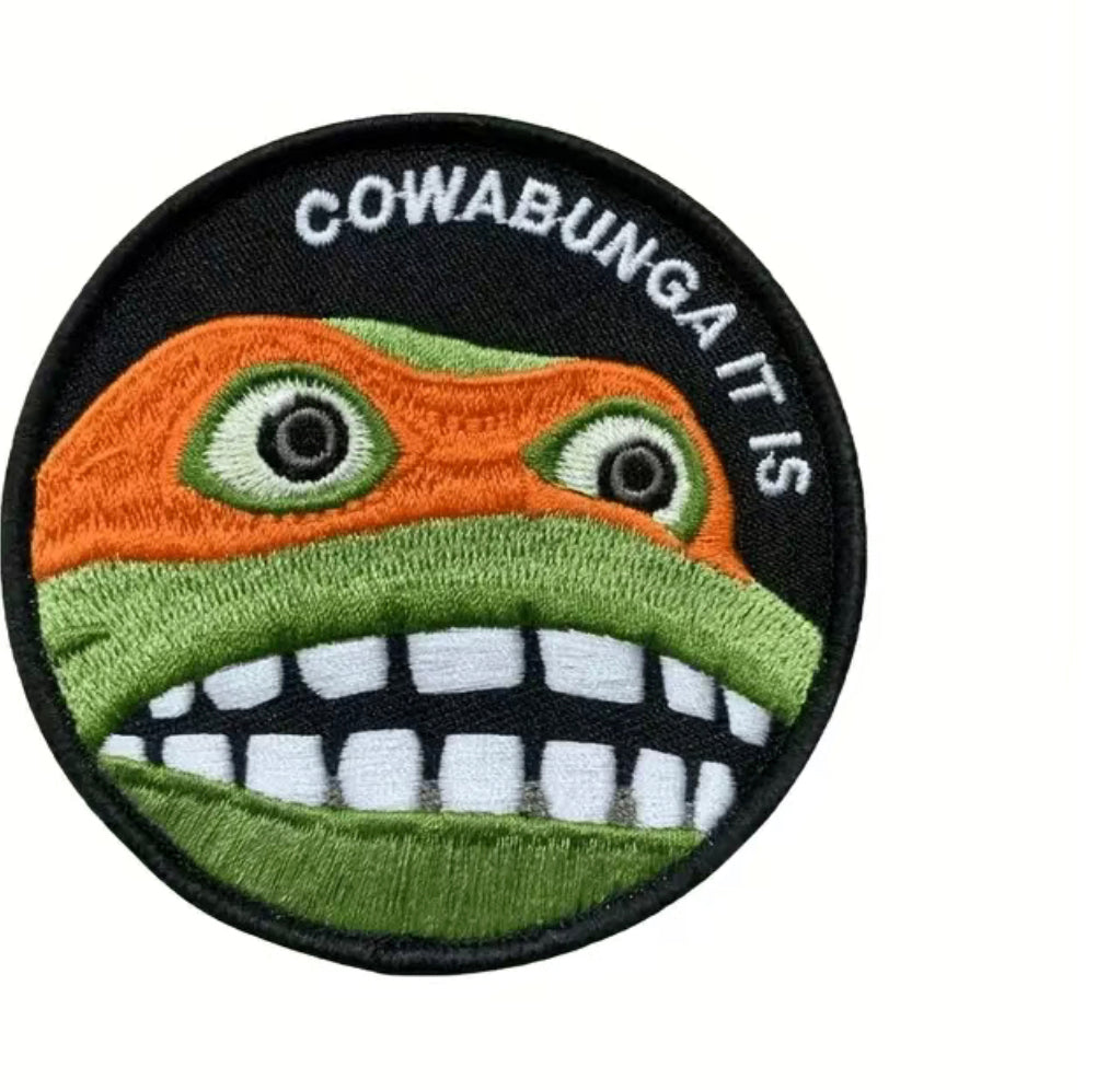 “COWABUNGA IT IS” VELCRO PATCH