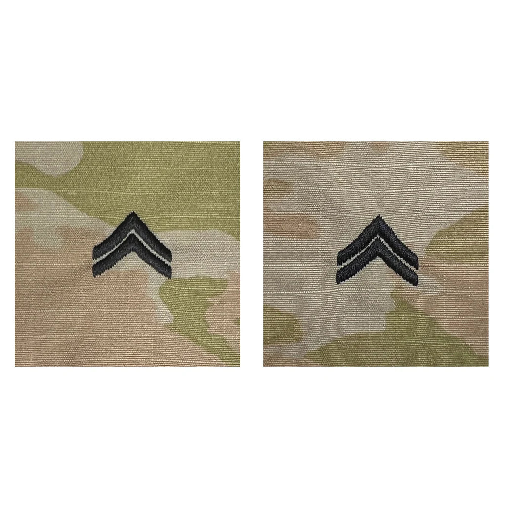 Army Embroidered OCP Sew on Rank Insignia: CORPORAL