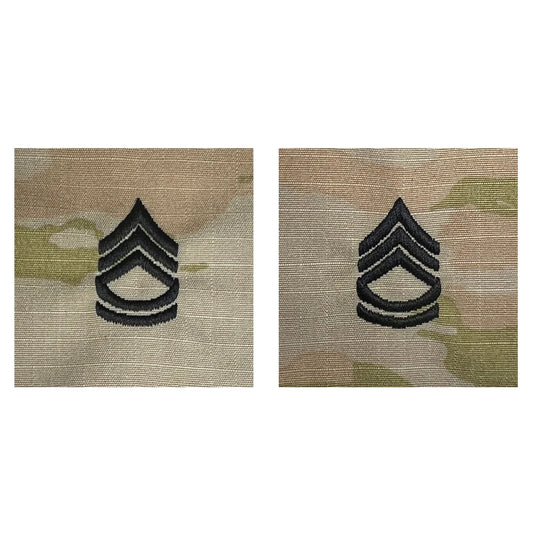 Army Embroidered OCP Sew on Rank Insignia: SERGEANT FIRST CLASS