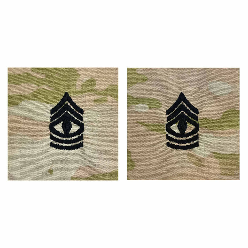 Army Embroidered OCP Sew on Rank Insignia: FIRST SERGEANT