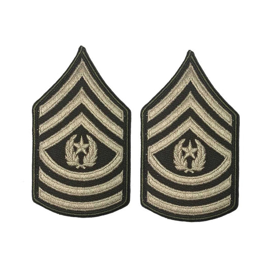 Army Green Service Uniform Chevron: COMMAND SERGEANT MAJOR