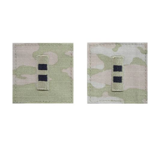 Army embroidered OCP with hook rank insignia: WARRANT OFFICER 2