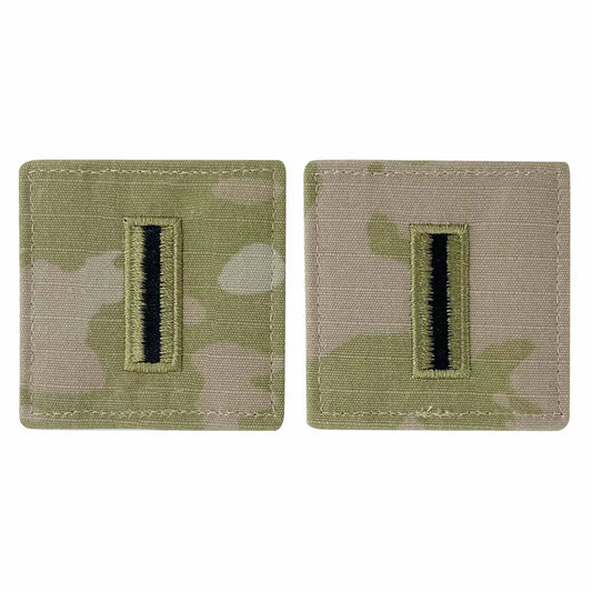 Army embroidered OCP with hook rank insignia: WARRANT OFFICER 5