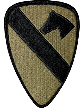 1st Cavalry Division Scorpion Patch with Fastener