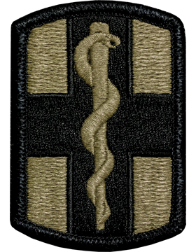 1st Medical Brigade Scorpion Patch with Fastener