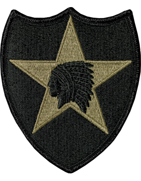 2nd Infantry Divison Scorpion Patch with Fastener