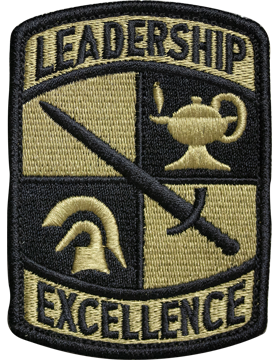 ROTC Cadet Command Leadership Excellence Patch with Fastener