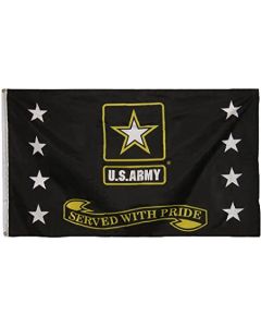 ARMY SERVED WITH PRIDE FLAG