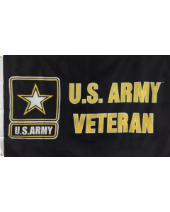 UNITED STATES ARMY VETERAN W/ STAR FLAG