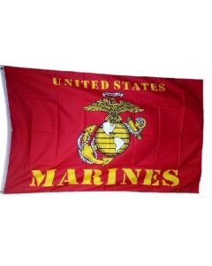 U.S MARINE EMBLEM FLAG