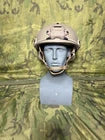 Level IIIA Coyote High Cut Helmet Adjustable Chinstrap W/ Integrated NVG Mount