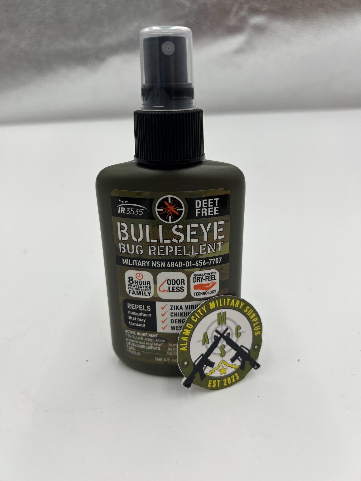 MILITARY BULLSEYE BUG INSECT MOSQUITO SPRAY REPELLENT PROTECTION (CASE ...
