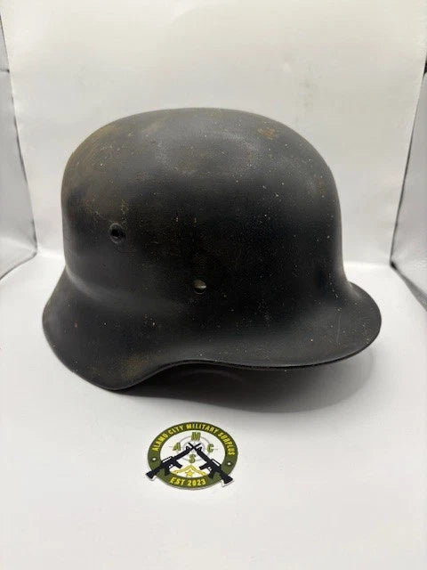 World War Two WW2 German Army M35 Stahlhelm w/ Liner 1937 Dated ORIGINAL