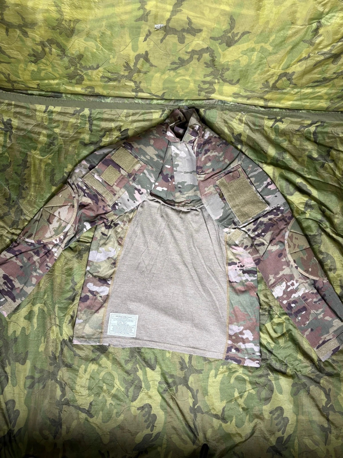 USGI Multicam OCP Flame resistant Ballistic Combat Shirt SIZE XL